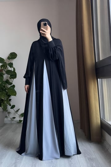 Dilim Garni Dress | Egyptian Silk, One Size, Panelled Flared Style