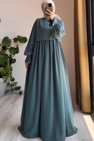 Manolya Dress | Egyptian Silk, One Size, Flared Cut