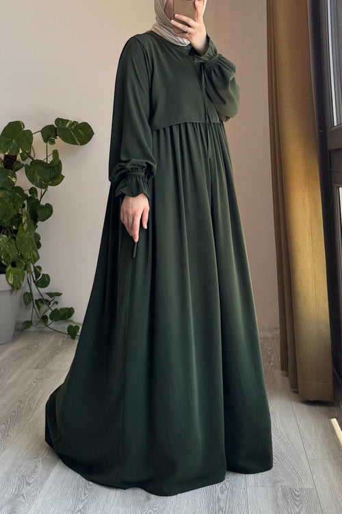 Manolya Dress | Egyptian Silk, One Size, Flared Cut