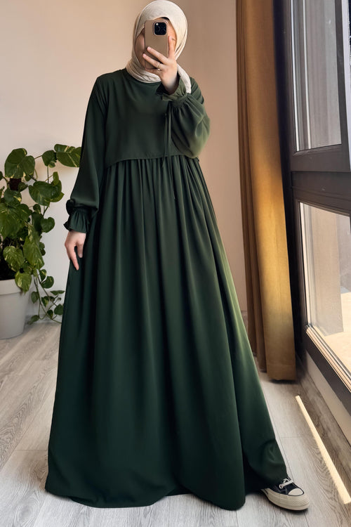 Manolya Dress | Egyptian Silk, One Size, Flared Cut